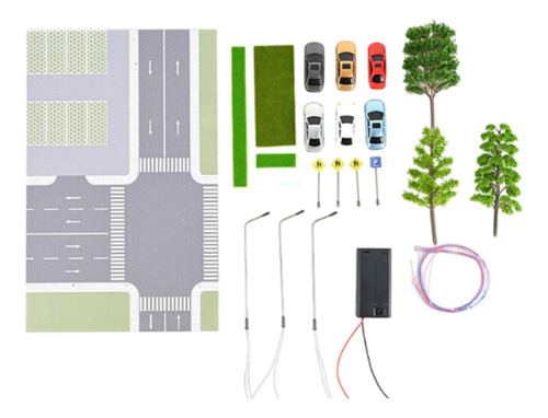 Kits De Escenografía A Escala Ho Para Estacionamiento, Con