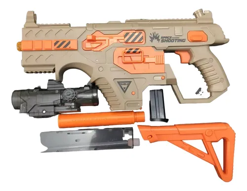 Fusil Hidrogel Recargable 3 En 1 Pistola Lanza Dardos Agua