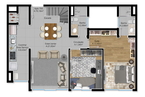 Imagem 25 de 29 de Apartamento Residencial Para Venda, Menino Deus, Porto Alegre - Ap8029. - Ap8029-inc