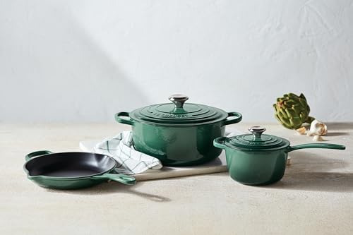 Saucpan De Firma De Hierro Fundido Esmaltado De Le Creuset,