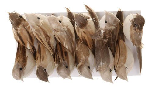 Para Paquete De 48 Piezas De Aves De Plumas Artificiales