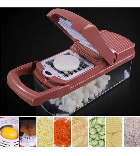 Imagen 1 de 6 de Mandolina Cocina Picadora De Verduras Cortador Y Rallador