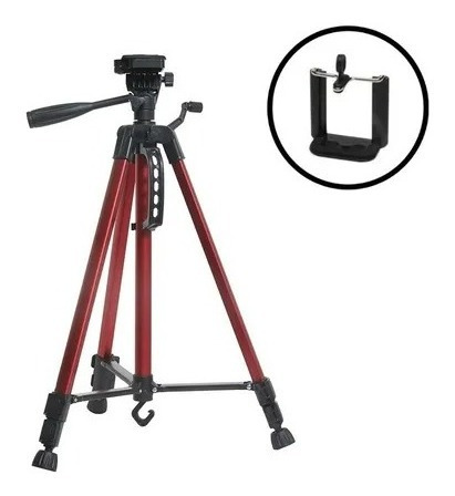 Tripode Aluminio 1.35 Mt 3 Tramos Funda Y Caja