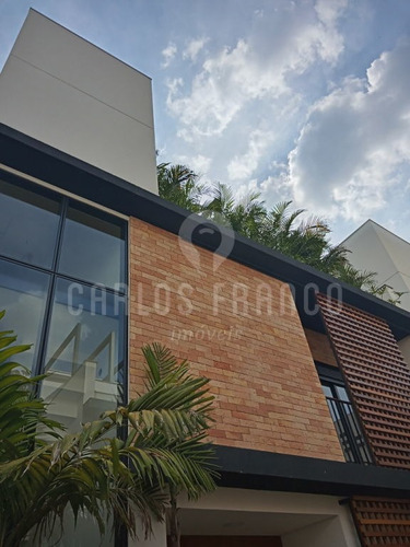 Sobrado Em Condomínio Fechado, Alto Padrão, 3 Suítes, 4 Vagas, Alto Da Boa Vista. Pronto Para Morar. - Cf65985