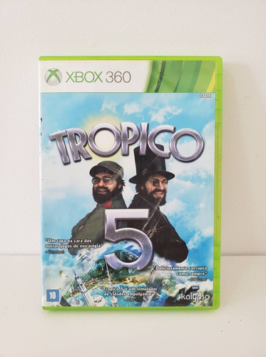 Jogo Xbox 360 Tropico 5 Mídia Física Original Usado