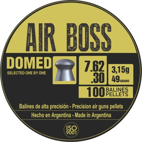 Balines Apolo Air Boss Domed 7.62 X 100 Unid 49 Grains 3,15 