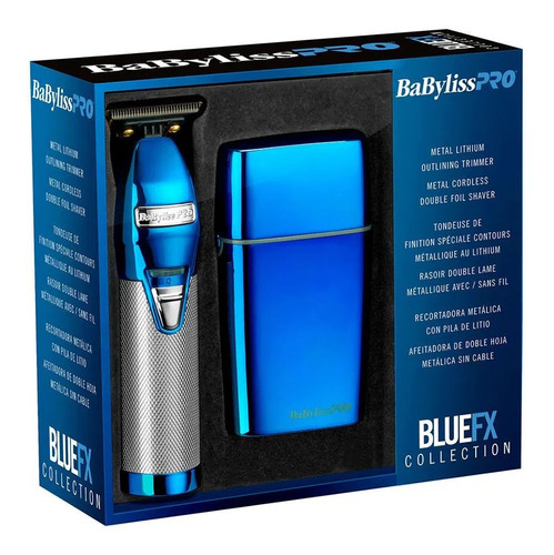 Kit Desvelladora Y Afeitadora Babylisspro Bluefx 