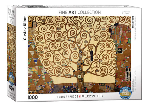 Puzzle Eurographics Tree Of Life De Gustav Klimt 1000 Piezas