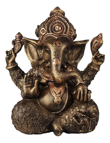 Ganesha Grande Deus Da Fortuna Prosperidade Intelecto Resina