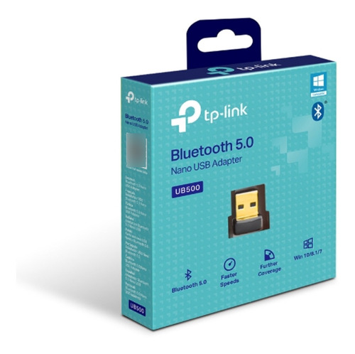 Tp-link, Adaptador Nano Usb Bluetooth Versión 5.0, Ub500