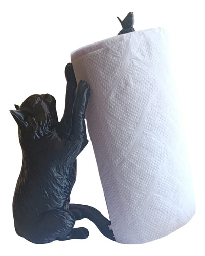 Gato Porta Rollo De Toalla De Cocina
