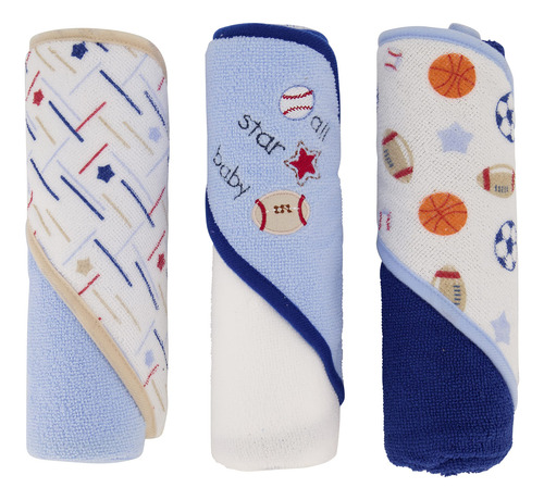 Toallas Con Capucha Cudlie Buttons & Stitches Baby Boy All S