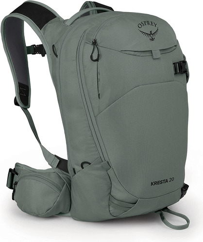 Mochila Senderismo Gris Osprey Kresta + Cubierta Lluvia 20l