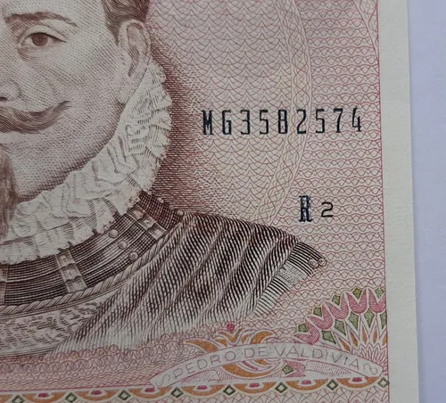Billete De Chile 500 Pesos Año 2000 Reposición Unc