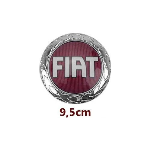 Emblema Da Grade Fiat Idea Stilo 2003 A 2007 Vermelho