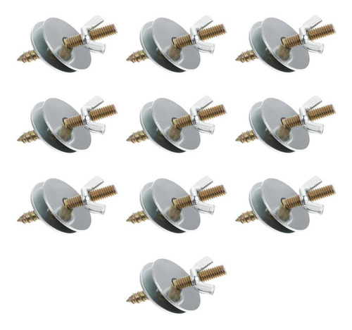10x Tornillos Tuercas De Jaula Jaula De Pájaros Percha Kits