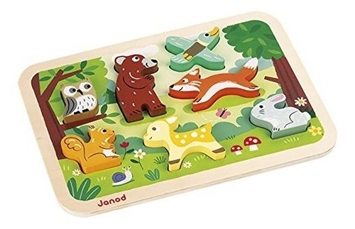 Janod Forest Chunky Puzzle.