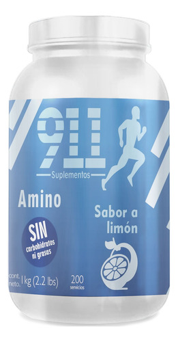 Aminoácidos 911 Suplements 1 Kg Varios Sabores 100 Servis Limón