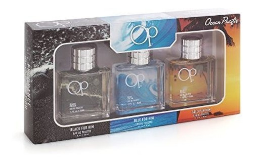 Oceano Pacifico Para Hombre 3 Piezas Fragancia Coleccion 