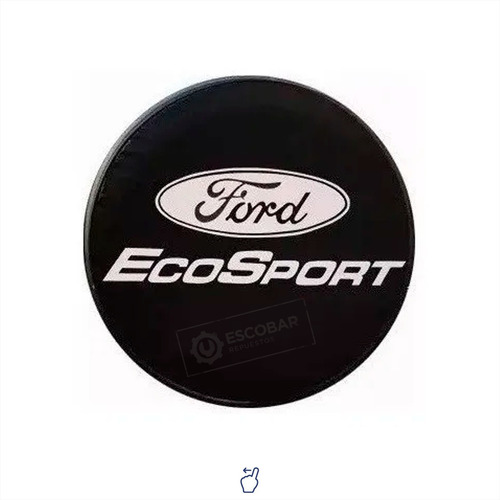 Imagen 1 de 9 de Cobertor Rueda De Auxilio Cuero Ford Ecosport