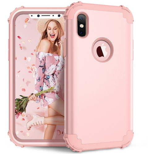 Funda Para  iPhone X/xs/xs Max/xr Uso Rudo 3 En 1