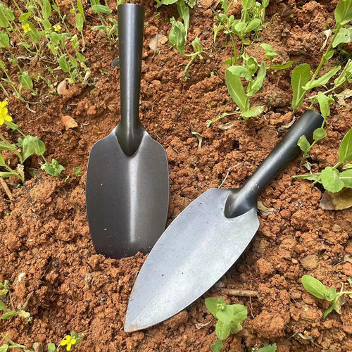 Paleta De Mano Para Jardín, Hierro Pequeño Y Resistente, L