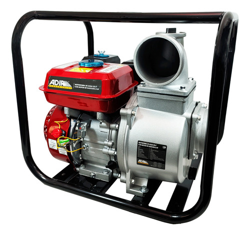 Motobomba Autocebante 4 A Gasolina 8hp Adir 129