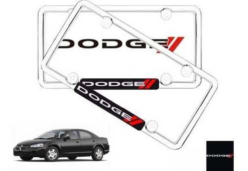 Par Porta Placas Dodge Stratus 2.4 Turbo 2003 Original