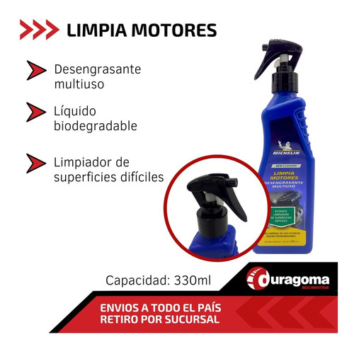 Imagen 2 de 5 de Limpia Motores Michelin Desengrasante Multiuso Ecológico