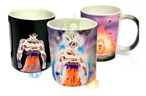 Tazón Goku, Tazon Magico, Dragon Ball, Ultra Instinto, Taza 