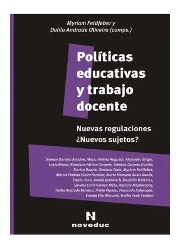 Politicas Educativas Y Trabajo Docente Nuevo