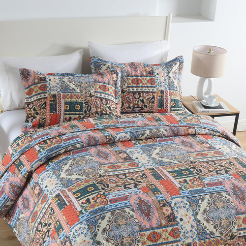 Juego De Colchas Y Edredones -gorgeous Bohemian Flower