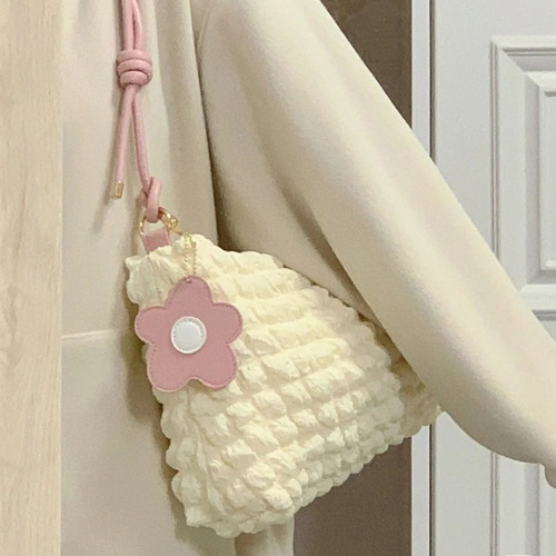 Bolsos De Mano Soft Cloud Bubbles Para Mujer, Plisados Con F