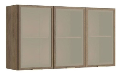 Mueble Cocina Aereo 1.20 3 Puertas Vidrio(se Entrega Desarma