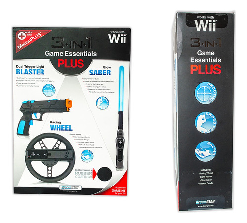 Kit De Accesorio Para Wii 3 En 1 (4 Kits)
