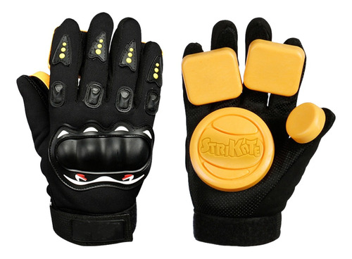 Guantes De Skate Con Deslizadores Manoplas Deportivo De 3 O