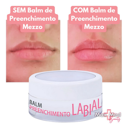 Balm Preenchimento Volume Aumento De Lábios Mezzo 6g