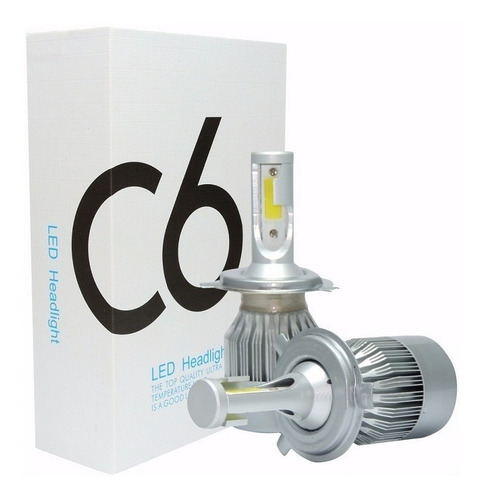 Imagen 3 de 7 de Kit Turbo De Foco Led H4 3800lm 36w Luz Blanca