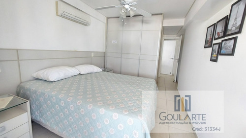 Imagem 6 de 30 de Cobertura Com Sacada Gourmet, 4 Suítes Climatizadas, Terraço E Lazer No Condomínio Na Praia Da Astúrias - Guarujá/sp. - 3561