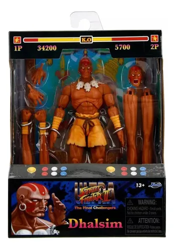 comprar Boneco Articulável Street Fighter 2 Dhalsim Jada