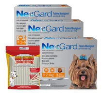 Comprar Nexgard 2 A 4 Kg Pastilla Antipulgas Y Garrapatas X3