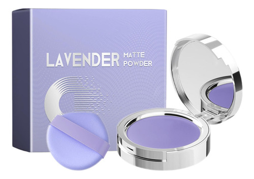 X Polvo Fijador Facial Mate De Lavanda Chillab Maquillaje