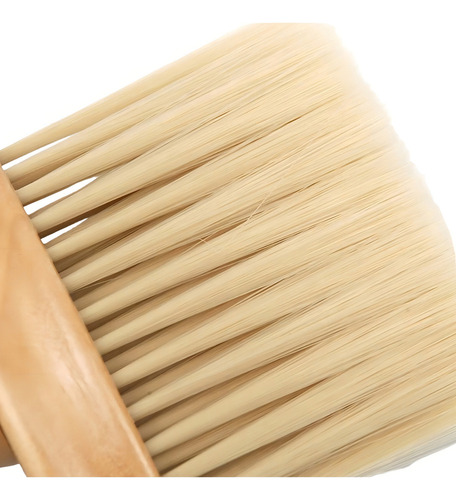 - Cepillo Madera Limpieza Cuello Barbería Corte De Pelo 1pz