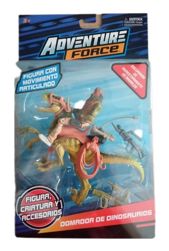 Domador De Dinosaurios Adventure Force Movimiento Articulado