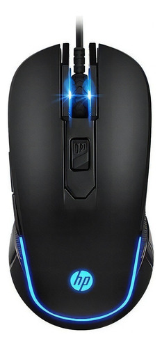 Mouse Gamer Usb Hp M200 2400 Dpi Negro