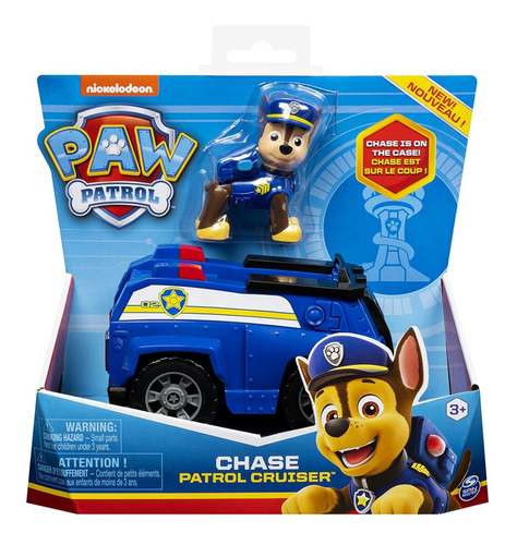 Muñeco De Paw Patrol Chase Patrol Cruiser Figura Y Vehiculo