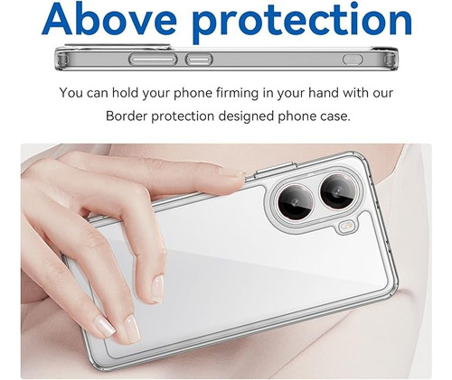 Funda Acrílico + Hidrogel Compatible Con Pocophone X7 Pro Transparente Hard Clear Case