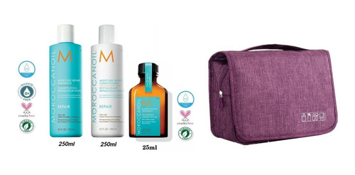 Pack Shampoo Acondicionador Reparación Aceite Moroccanoil 