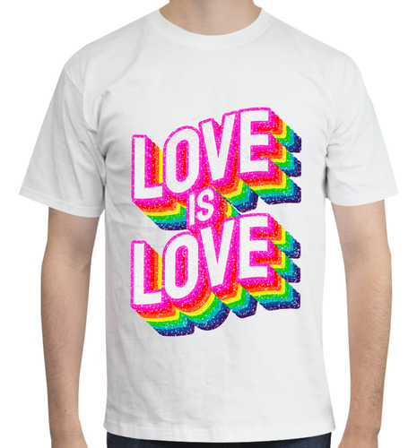 Playera Lgbt Love Is Love - Pride