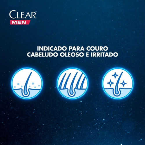 Shampoo Clear Men Anticaspa Ice Cool Menthol 400 Ml